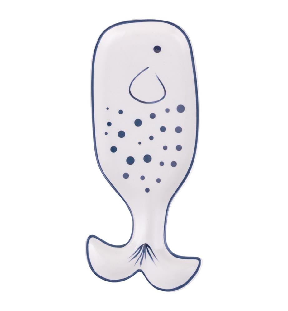 Fisch-Cartoon-Wal-Kellenhalter 29 x 12,5 x 2 cm