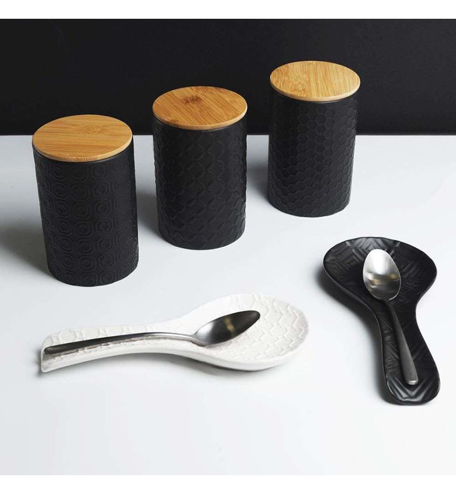 Shade of Shape Set 3 pots noirs 750ml - Noir