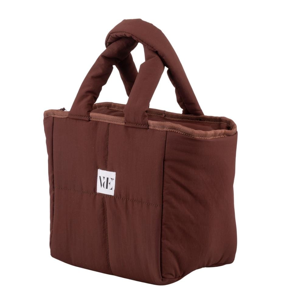 Sac isotherme Puffy Mocha 22,5x11x22,5 cm - Marron