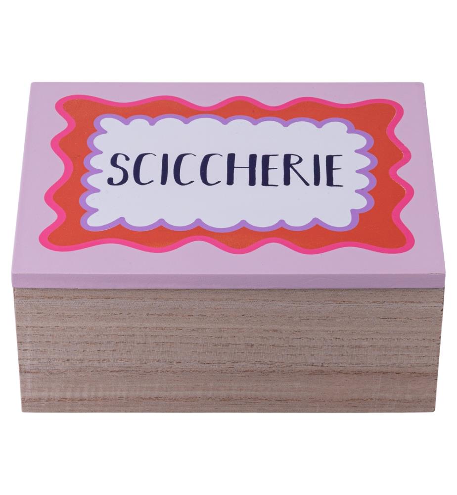 Schachtel mit Deckel 20x15x9 cm - Mehrfarbig