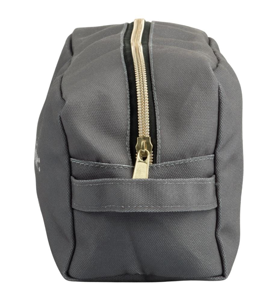 Kosmetiktasche mit Griff 20x9x13 cm - Grau