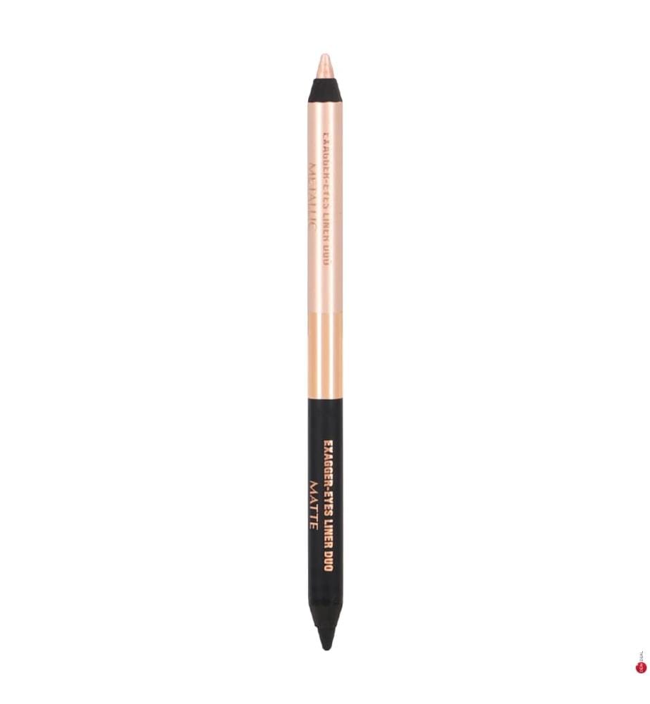Exagger Eyes Liner Duo #Black - 1 g