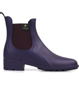 Rainy Matt Stiefeletten - Dunkelviolett