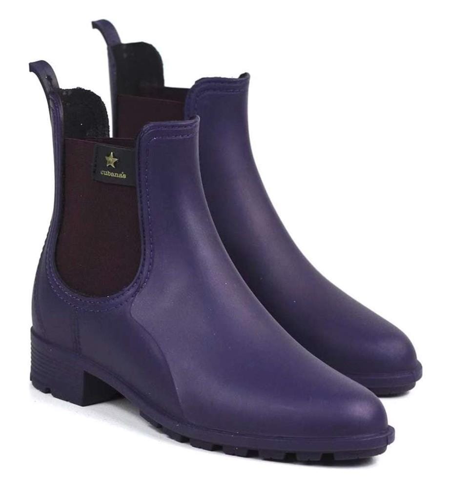 Rainy Matt Stiefeletten - Dunkelviolett