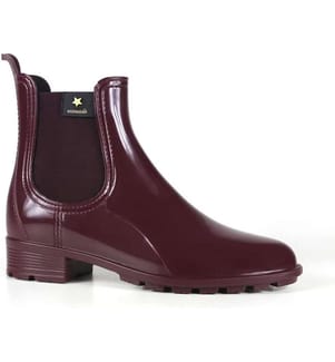 Rainy Shiny Stiefeletten - Bordeaux