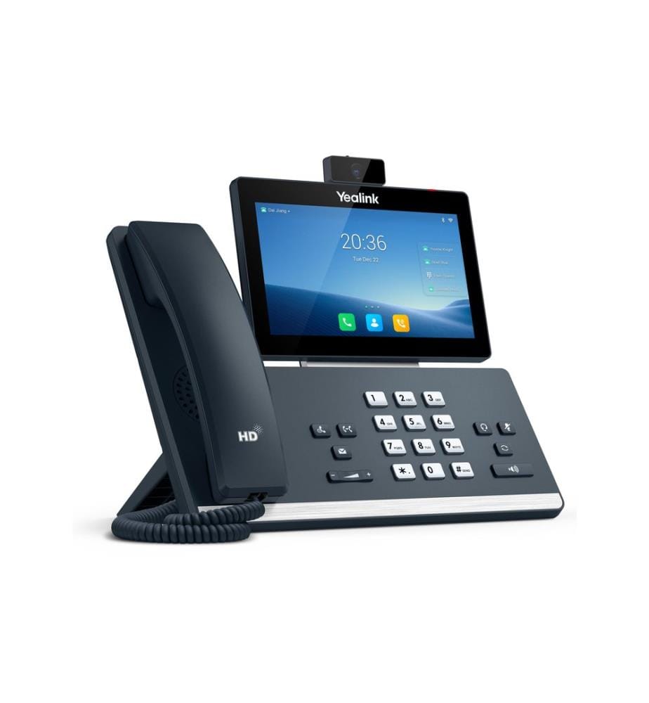 Téléphone de bureau Yealink T58W avec caméra Gris