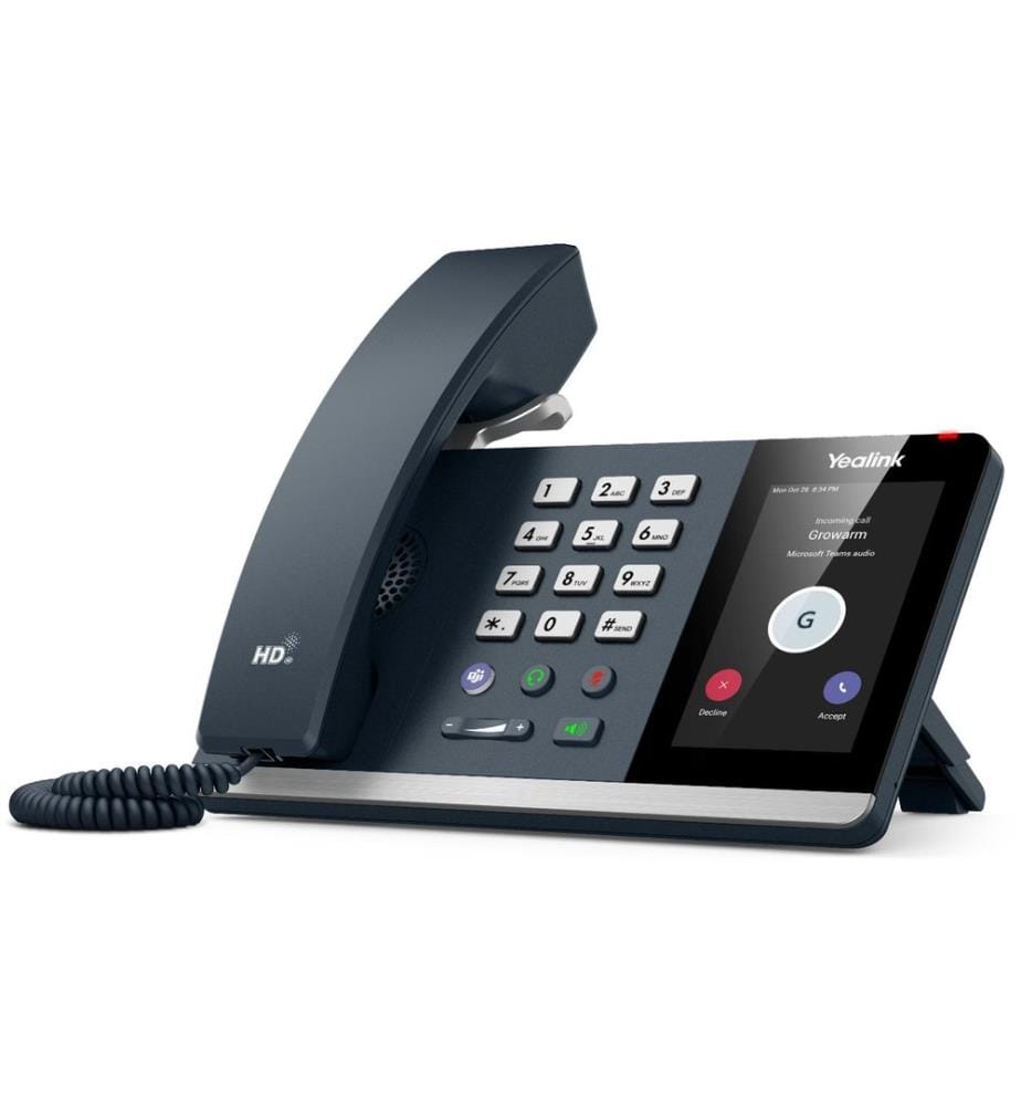 Yealink Téléphone de bureau MP54 E2 Microsoft Teams Noir