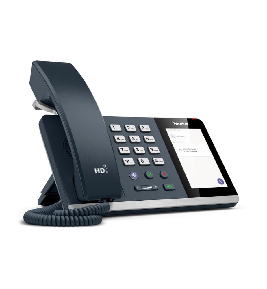 Yealink Téléphone de table MP45 Teams Edition Gris/Noir