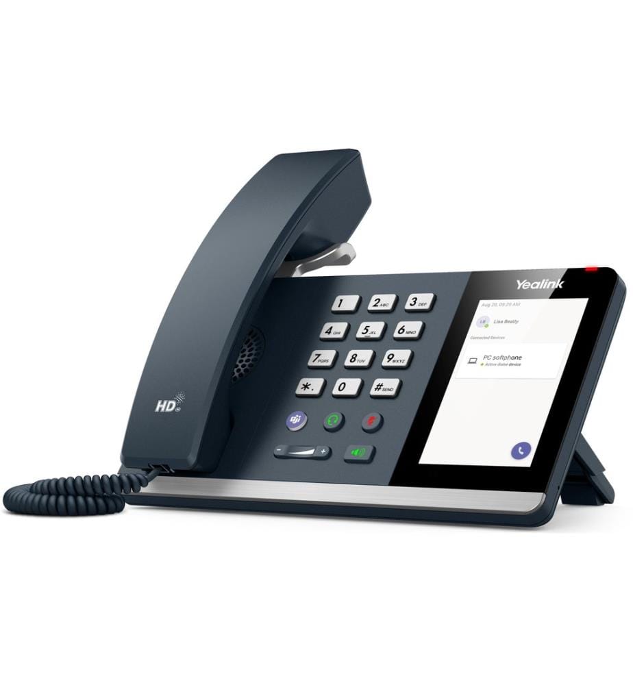 Yealink Téléphone de table MP45 Teams Edition Gris/Noir