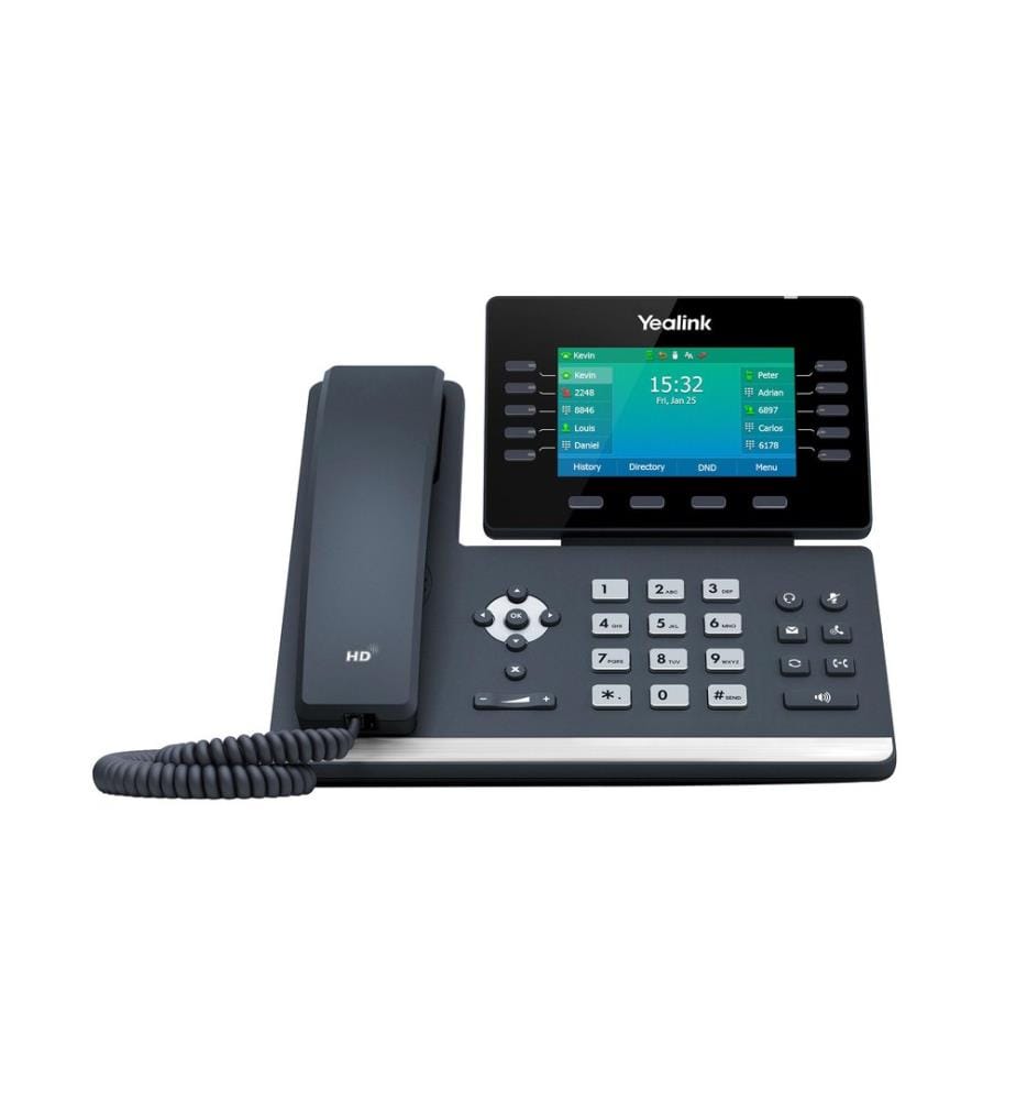 Yealink Téléphone de bureau SIP-T54W Gris