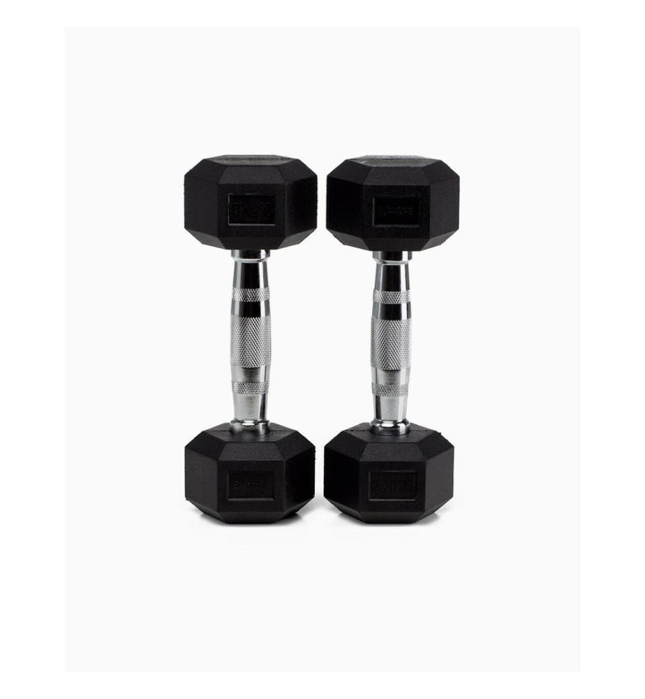 Paar Sechskanthanteln Monoblock - 2 x 3 Kg