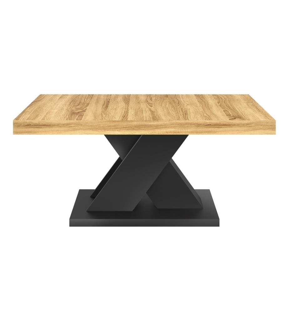 Table Basse Alexia 100 cm - Bois et Noir