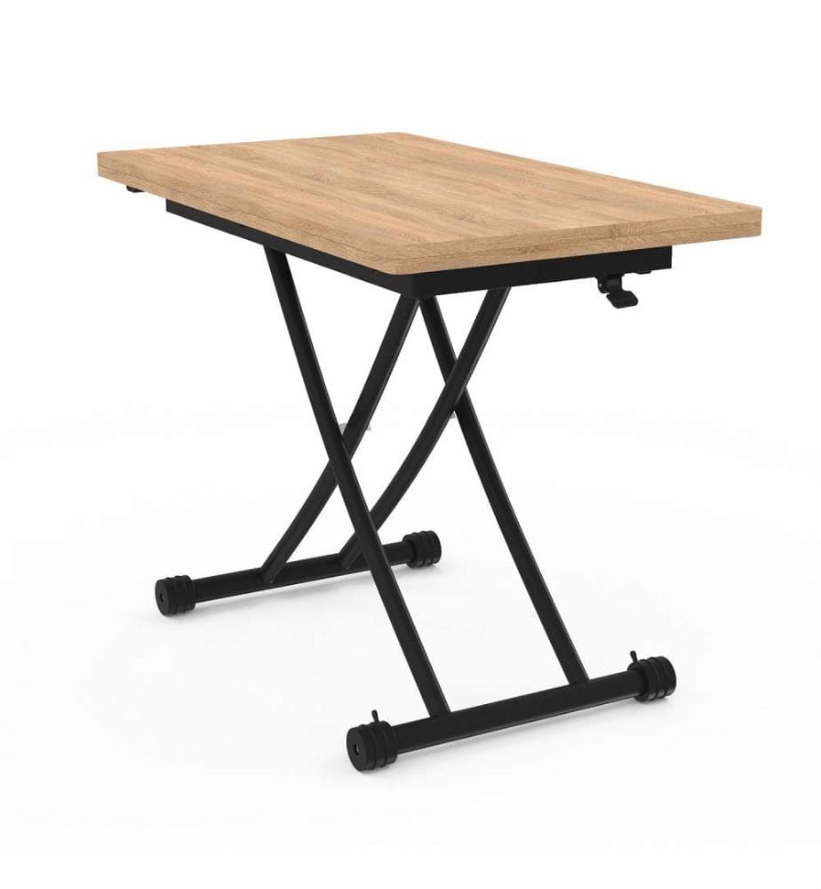 Table de Repas 2 en 1 Tribeca - Bois et Noir
