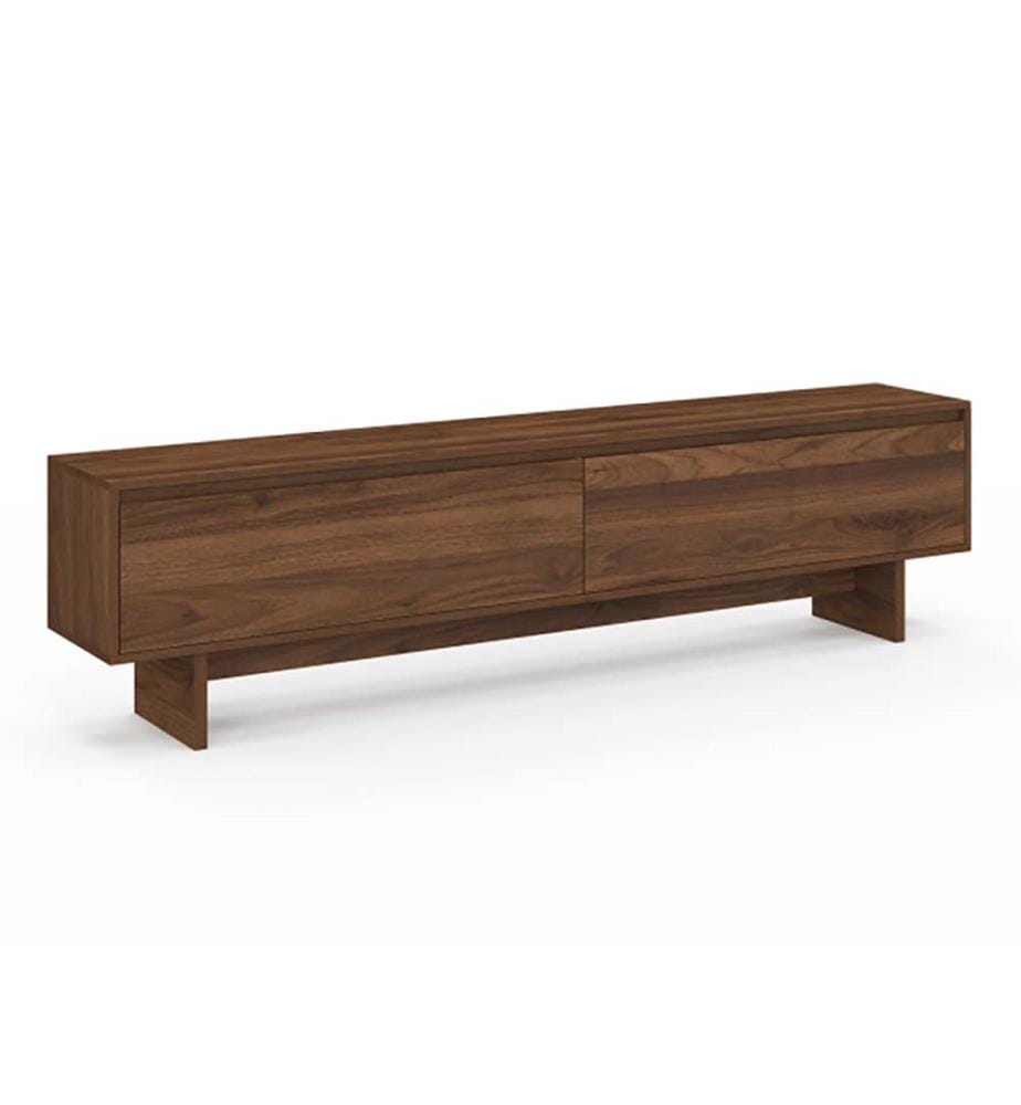 Meuble TV Yumi effet noyer L180cm