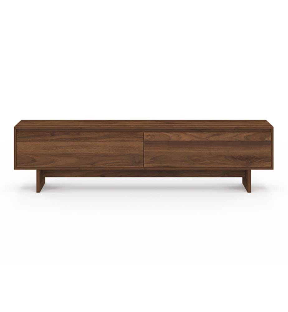 Meuble TV Yumi effet noyer L180cm