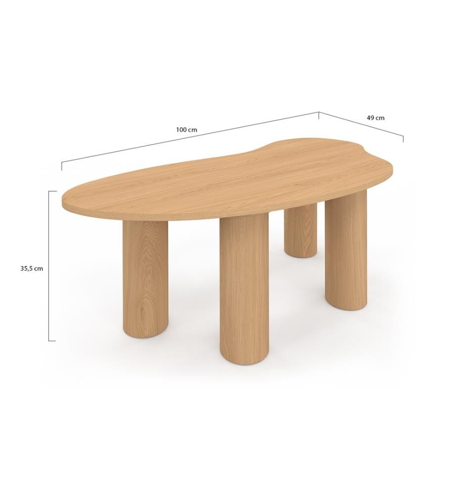 Table basse Naomi organique