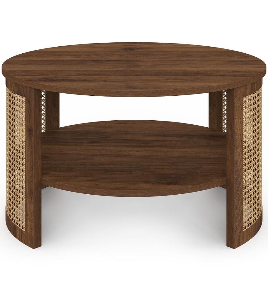 Runder Couchtisch „Eve“ – Nussbaum