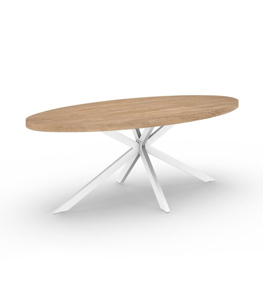 Esstisch Celeste 200 cm - Holz und Weiss