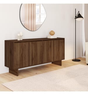Sideboard Yumi 4-türig in Nussbaumoptik B160cm