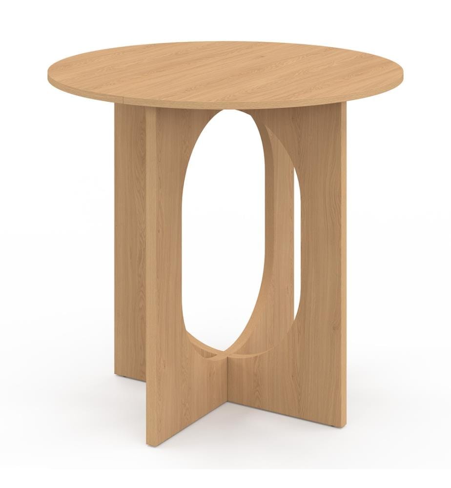 Table à manger ronde Mathis bois Ø80cm
