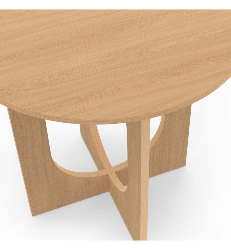 Table à manger ronde Mathis bois Ø80cm