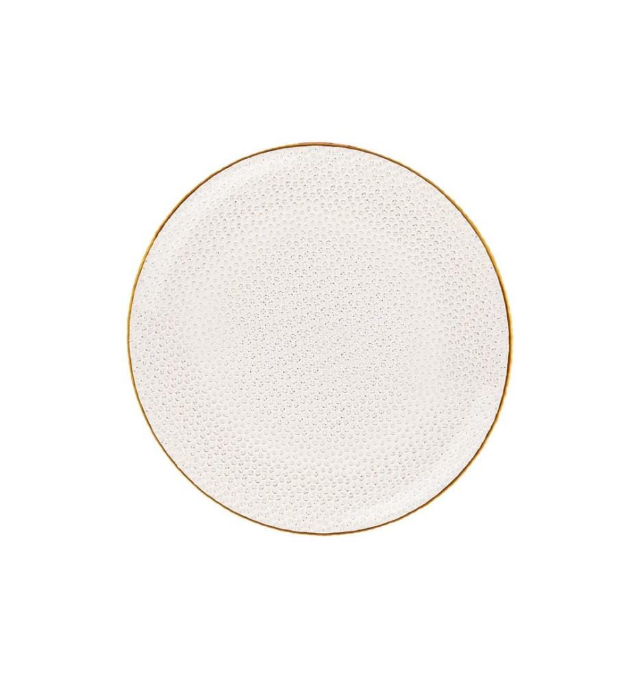 Dessertteller-Set, 7-teilig, Gold, 100% Glas
