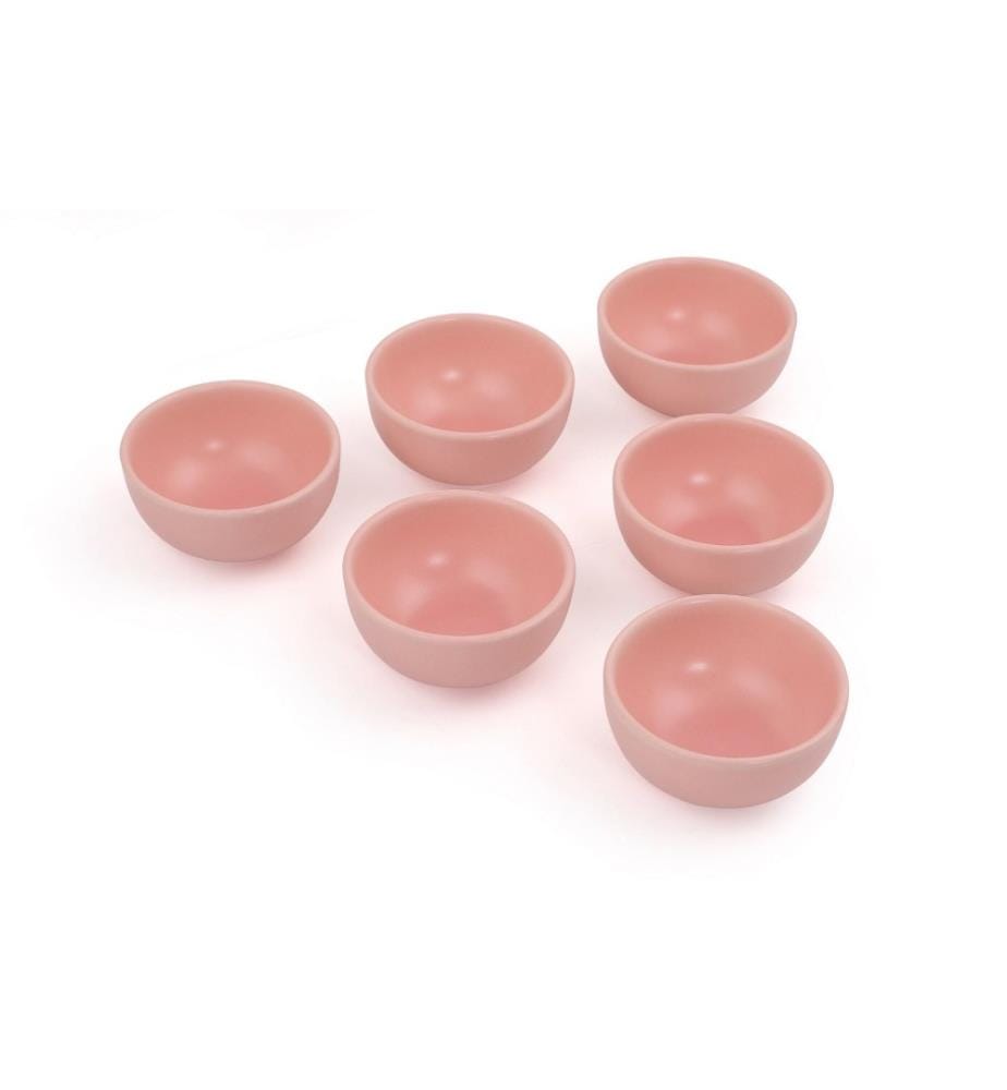 Saucenteller-Set, Rosa, Keramik