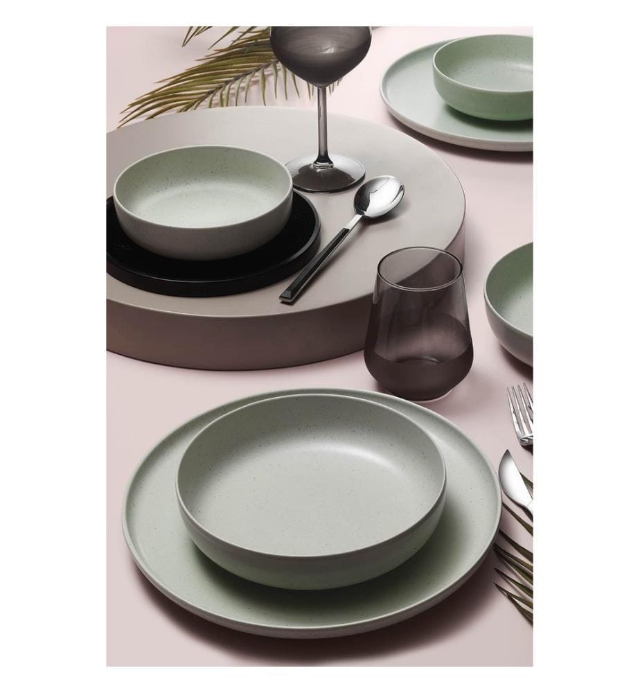 Speiseservice, 18-teilig, mehrfarbig, 100 % Porzellan