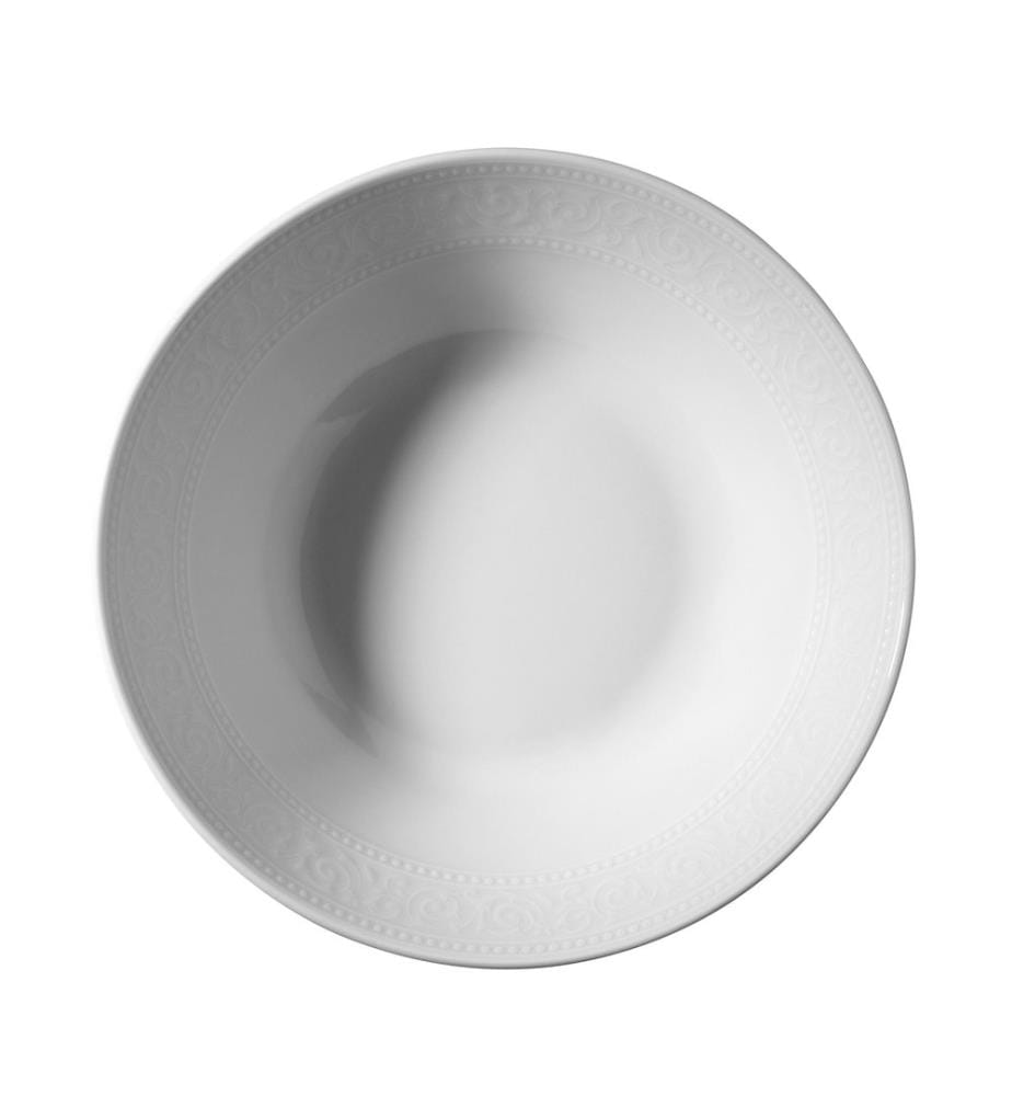 Service de table, 36 pièces, blanc, 100% PORCELAINE