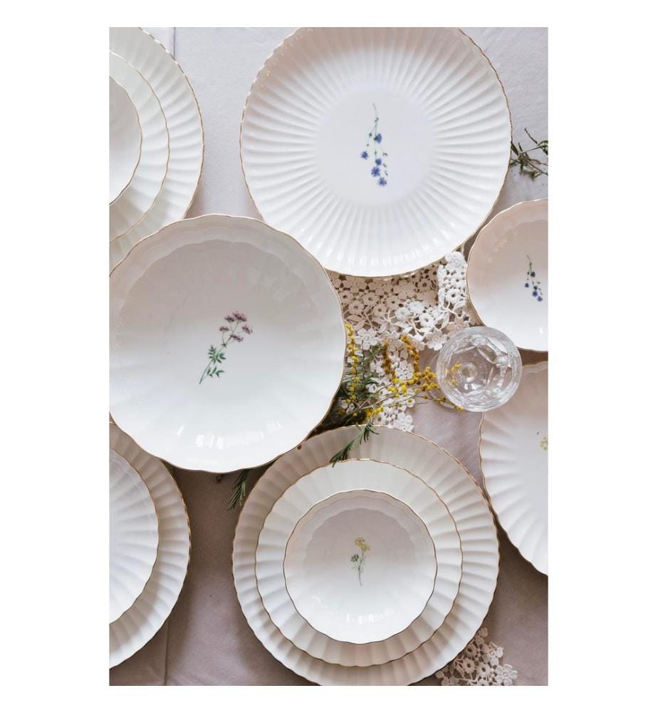 Servierteller-Set, 6-teilig, mehrfarbig, 100 % Porzellan