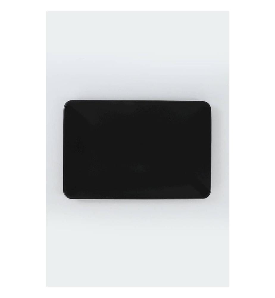 Servierplatten-Set, 2-teilig, Schwarz, Keramik-Steinzeug, Wasserabweisend