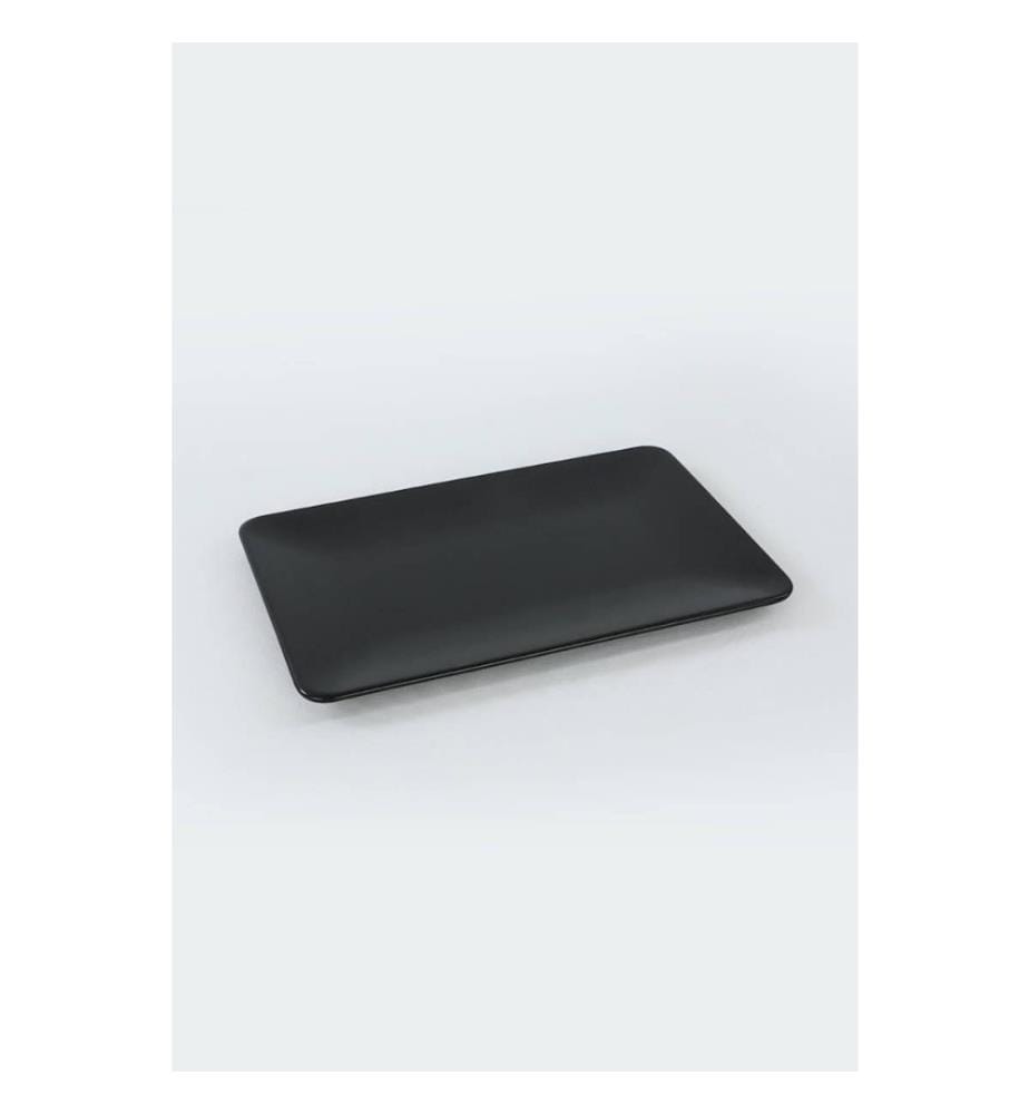 Servierplatten-Set, 2-teilig, Schwarz, Keramik-Steinzeug, Wasserabweisend