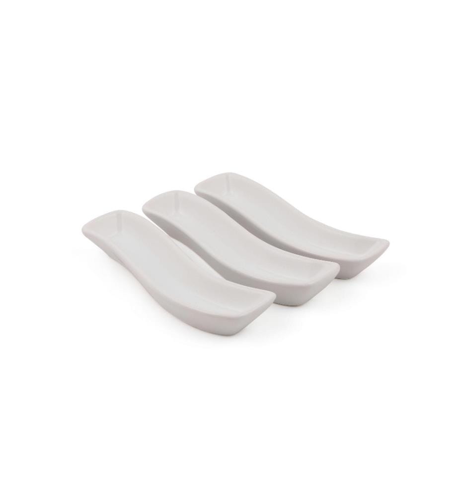 Schüsselset, 3-teilig, weiss, Keramik, wasserabweisend