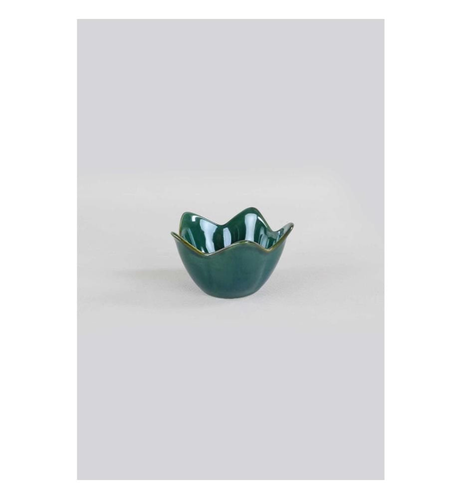 Vorspeisenschalen-Set, 6-teilig, Dunkelgrün, Keramik, Wasserabweisend