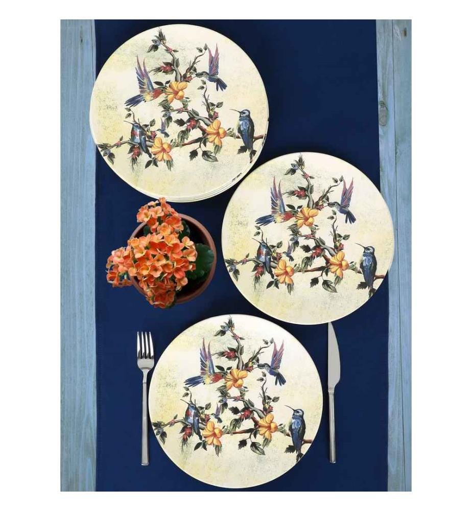 Servierteller-Set, 6-teilig, mehrfarbig, 100 % Keramik, antibakteriell