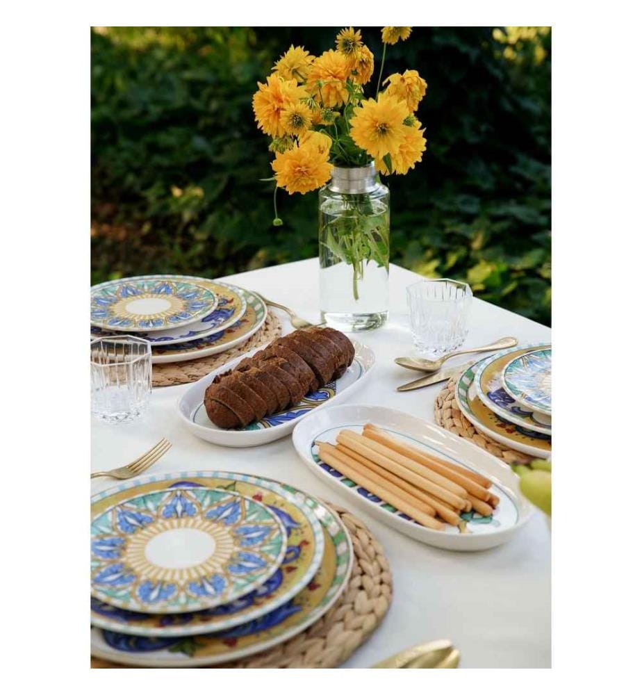 Servierteller-Set, 2-teilig, Grau