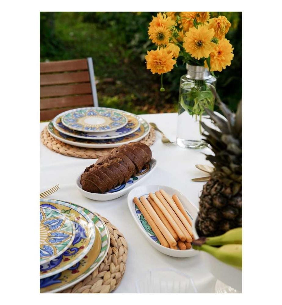 Servierteller-Set, 2-teilig, Grau