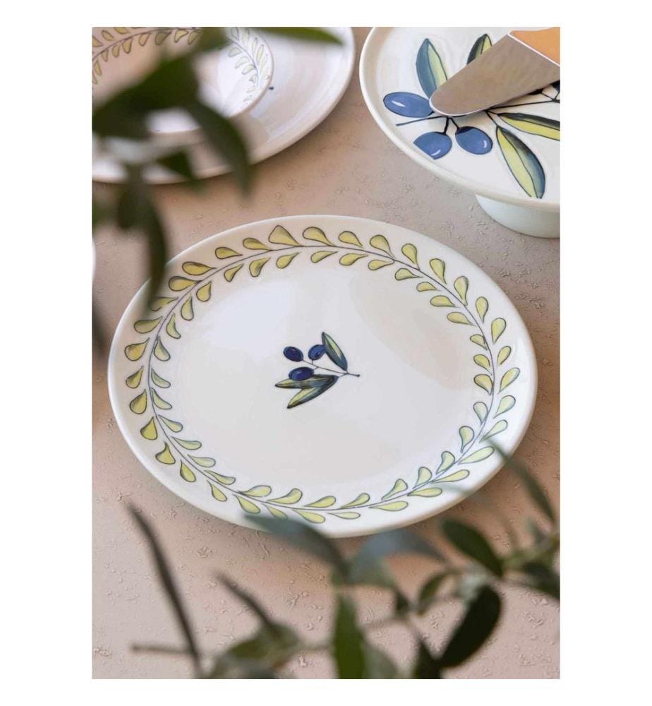 Servierteller-Set, 6-teilig, mehrfarbig, 100 % Keramik
