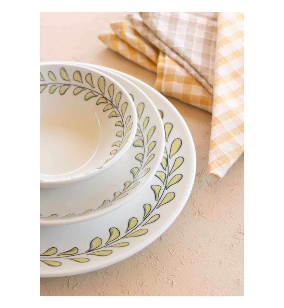 Servierteller-Set, 6-teilig, mehrfarbig, 100 % Keramik