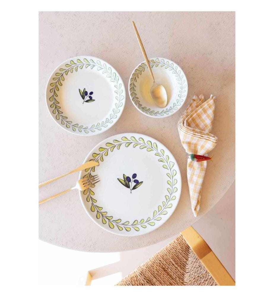 Servierteller-Set, 6-teilig, mehrfarbig, 100 % Keramik