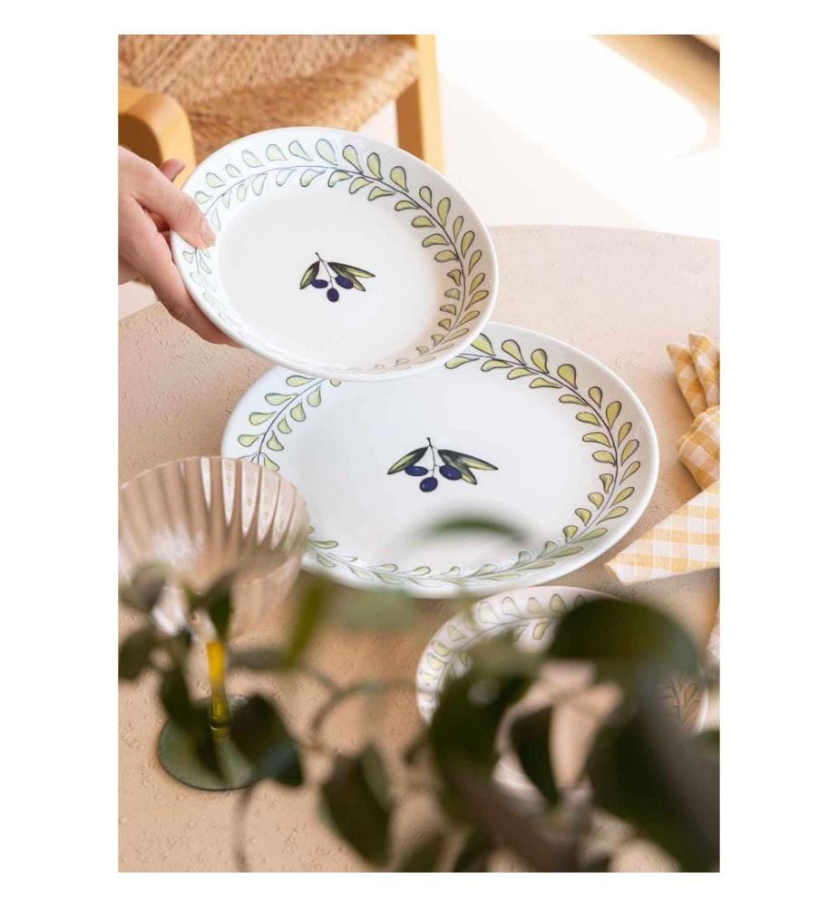 Servierteller-Set, 6-teilig, mehrfarbig, 100 % Keramik