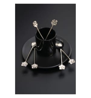 Löffelset, 6-teilig, Silber, Zamak