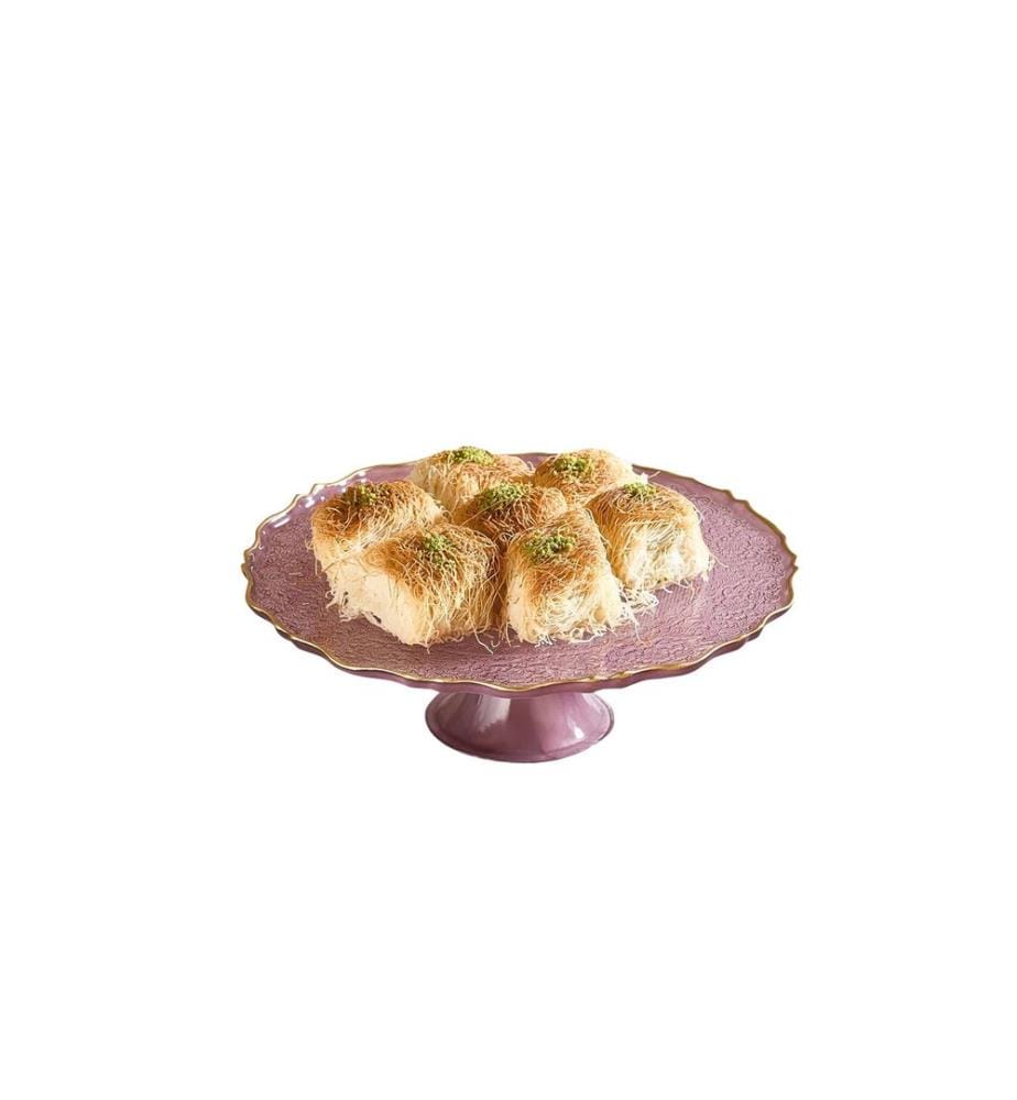 Kuchenteller, Damson, 100% Glas