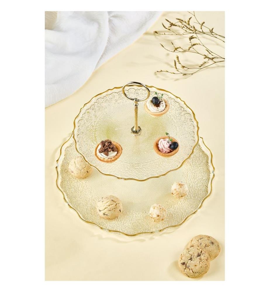 Assiette à biscuits, transparente, 100% VERRE