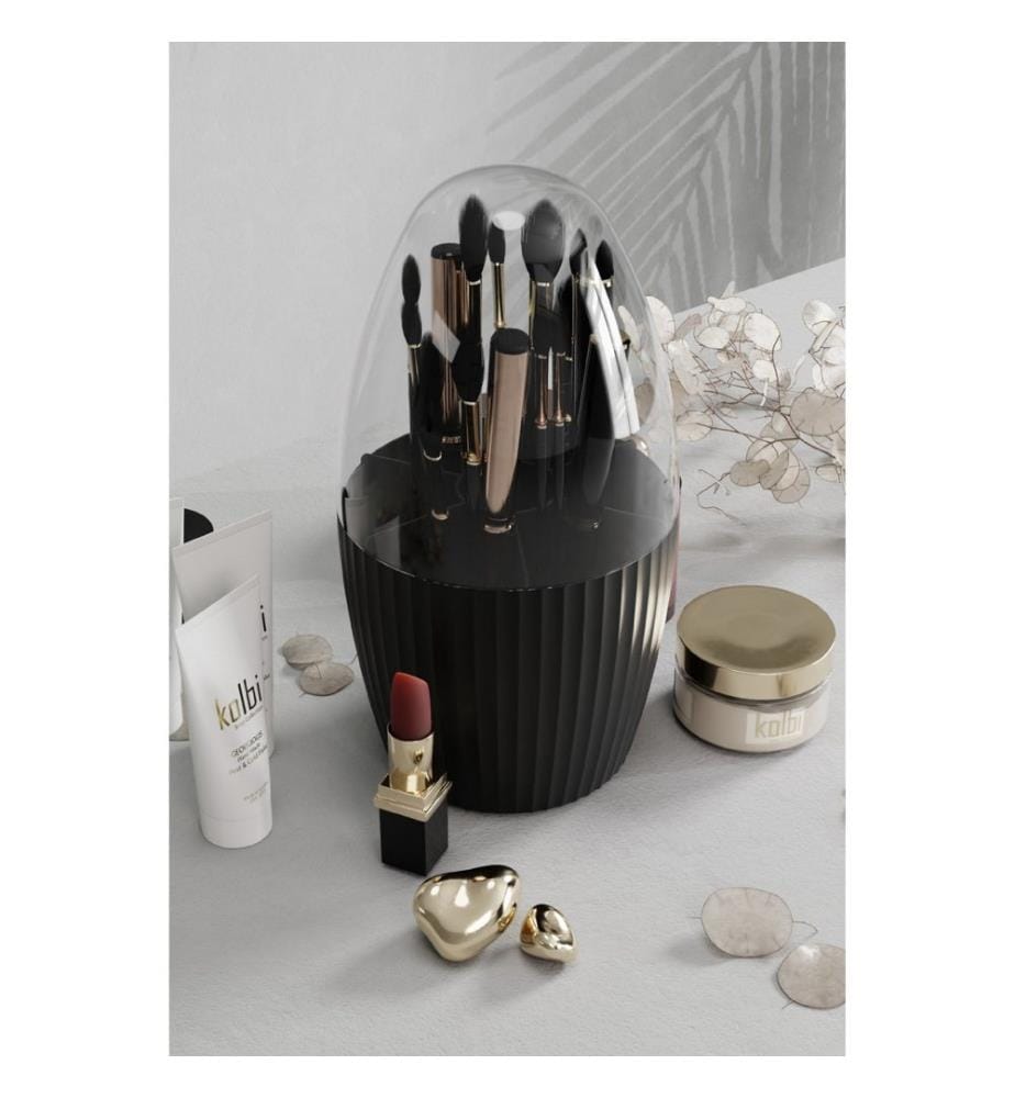 Make-up-Organizer, Anthrazit, 100 % Kunststoff