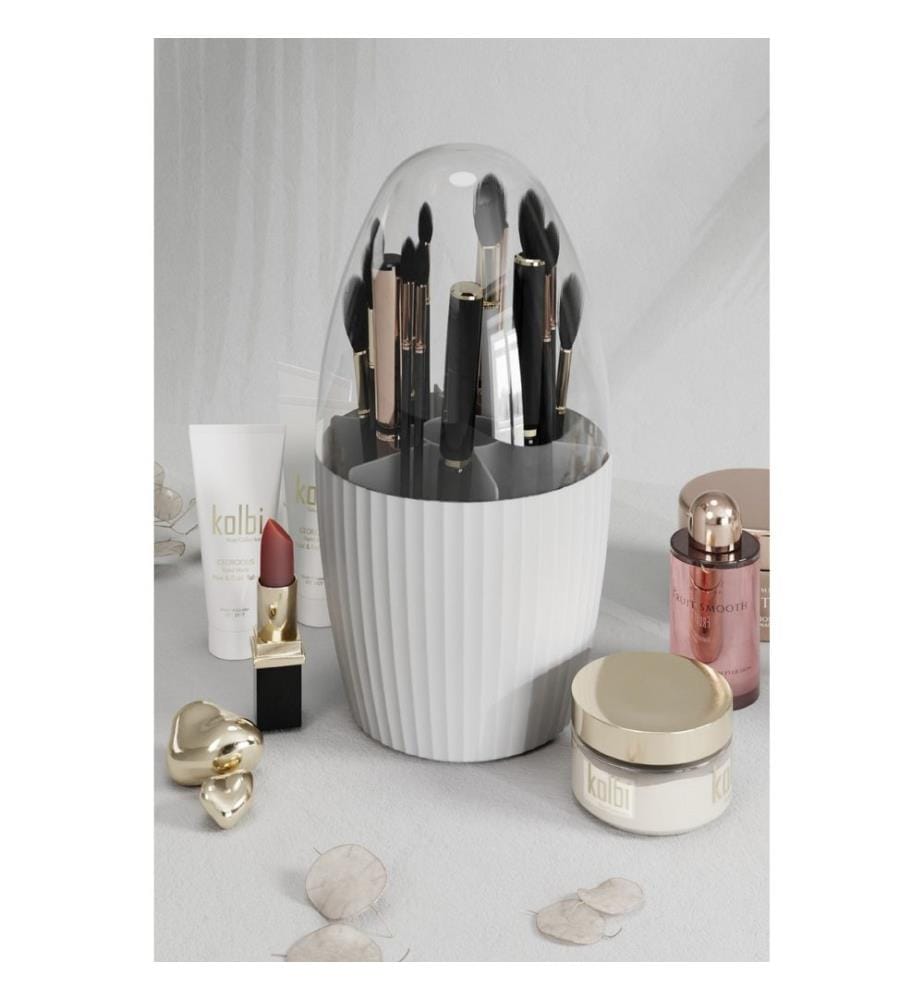 Organizer per il trucco, bianco, 100% PLASTICA