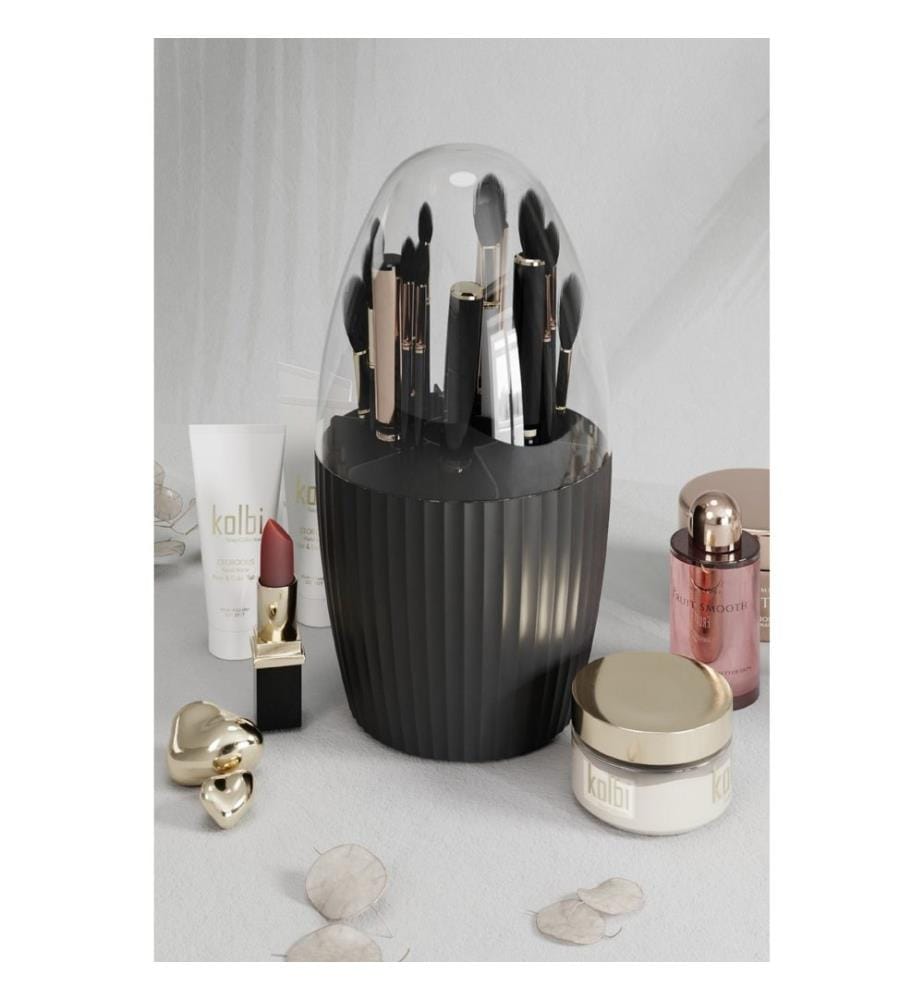 Make-up-Organizer, Anthrazit, 100 % Kunststoff