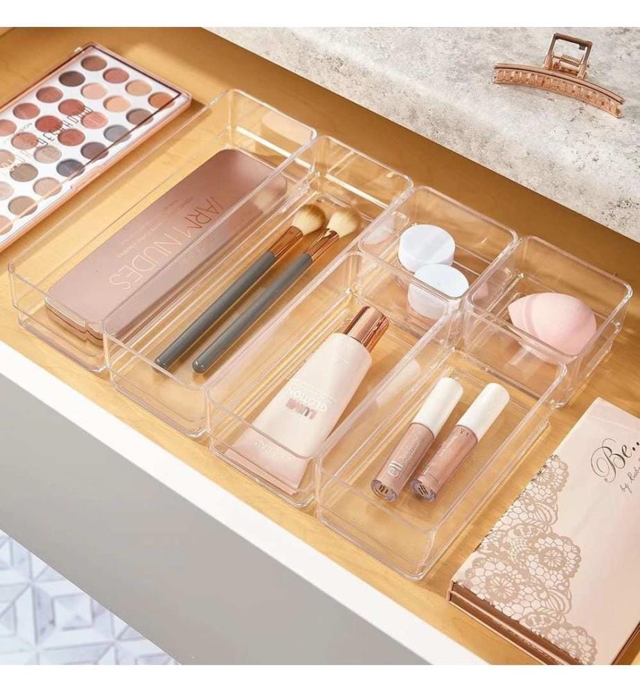 Make-up-Organizer, transparent, 100 % Kunststoff
