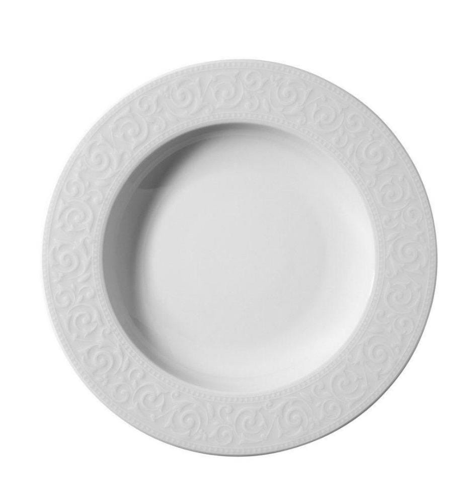 Service de table, 83 pièces, blanc, porcelaine