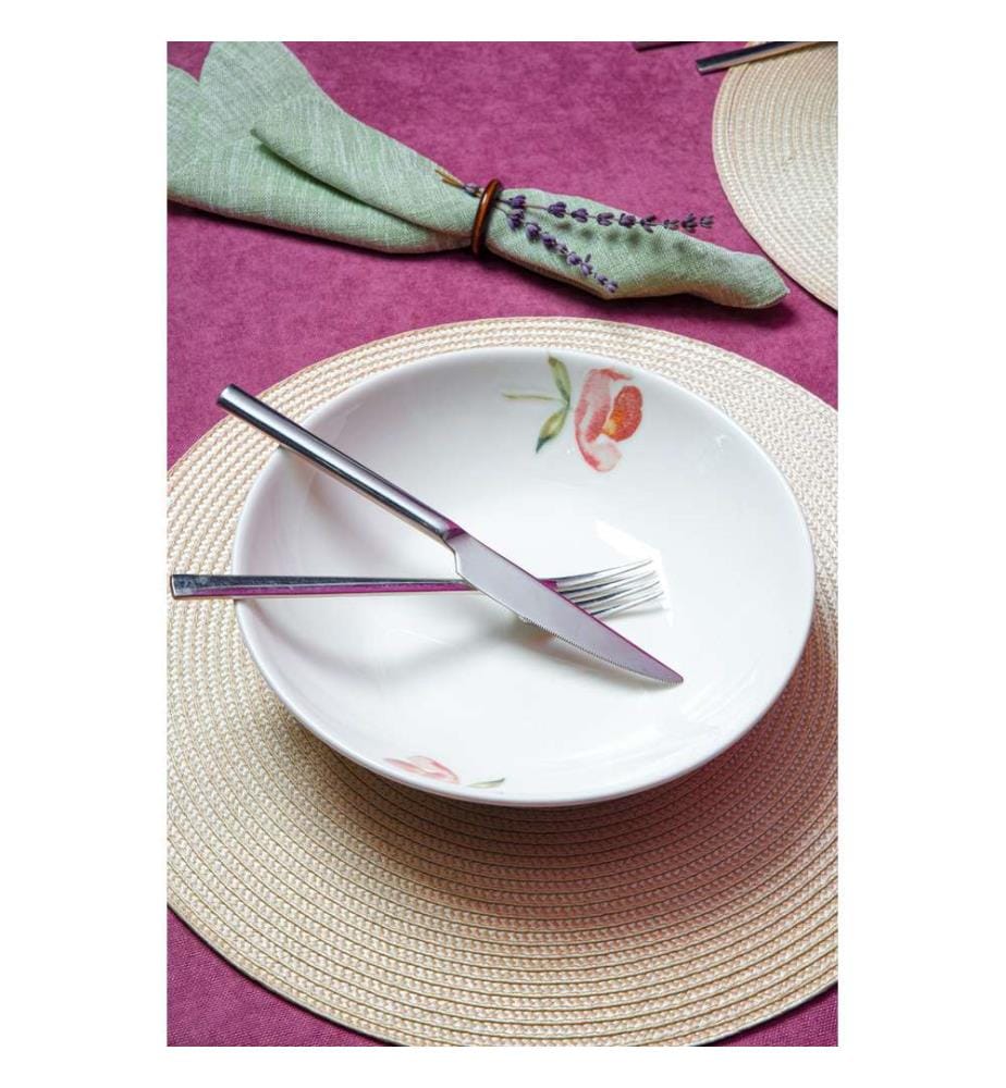 Salatschüssel-Set, 2-teilig, 100 % Porzellan, mehrfarbig